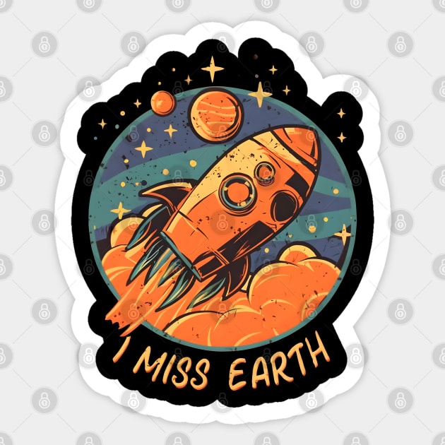 I Miss Earth Sticker by BloomInOctober